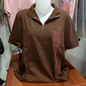 Myth3 Kaos Blus Wanita Kerah Premium Katun Cargo