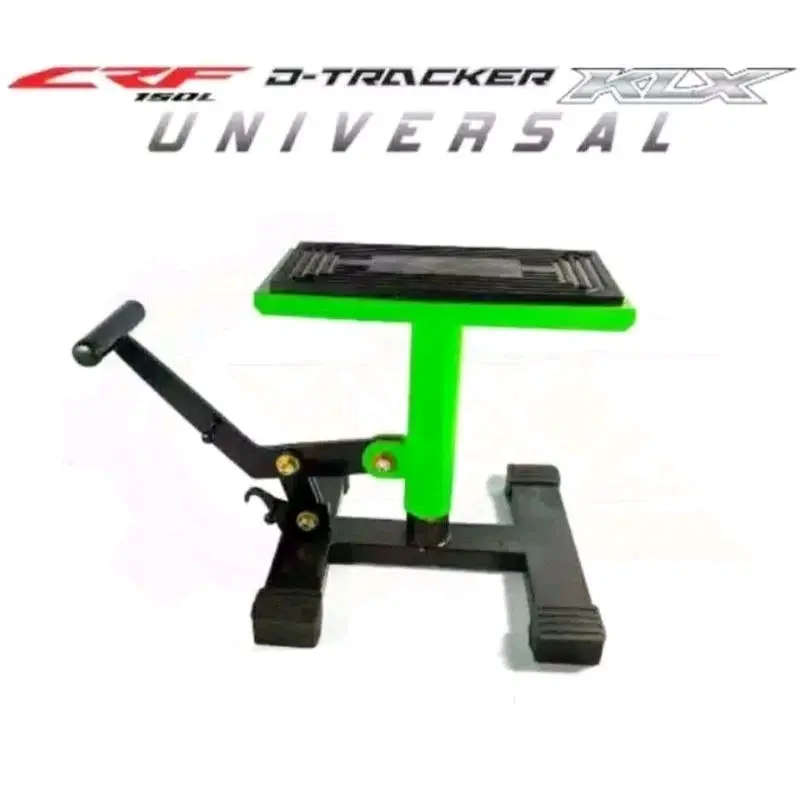 Standar Paddock Motor Trail SuperMoto Jackstand KLX/DTR Bulat - Tinggi Stand 30cm 6