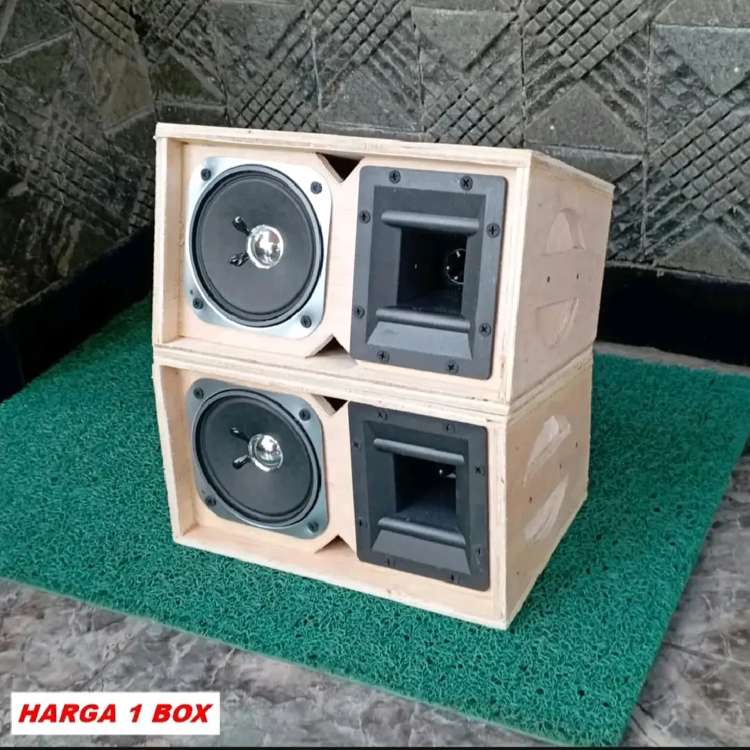 PAKET KOMPLIT (siap bunyi) Line Array 4 inch isi Speaker ACR dan TWEETER AUDAX(ISI 1 PCS)