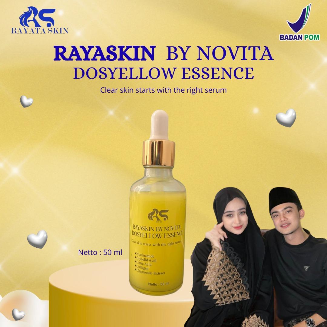 SPESIAL LIVE HARGA AMBYAR (RAYASKIN BY NOVITA) - DOSYELLOW ESSENCE NETTO 50ML (Clear skin starts with the right serum)