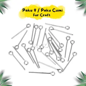 Paku 9 / Paku Cumi / Eyepin untuk Kerajinan Craft DIY