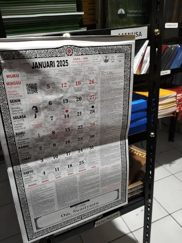 Kalender Dinding Dan Meja Bali Bambang Gde Rawi 2025 3