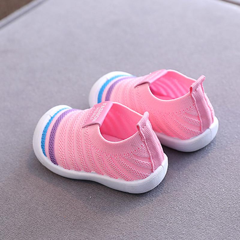 Product Introduction of Spring Summer Baby Socks Shoes Breathable Soft Infant Toddler Knitting Shoes Anti-Slip Kids Boys Girls Flats 33