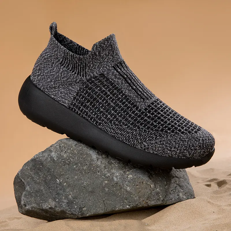 Giày Thể Thao, Đế Mềm Siêu Nhẹ, Lưới Flyknit, Thoáng Khí, Dành Cho Nữ, Giày Tất, Thích Hợp Cho Các Cặp Đôi, Nhẹ, Thoải Mái, Chống Mùi, Chống Trượt, Dễ Phối Đồ, Thường Ngày, Giày Nữ