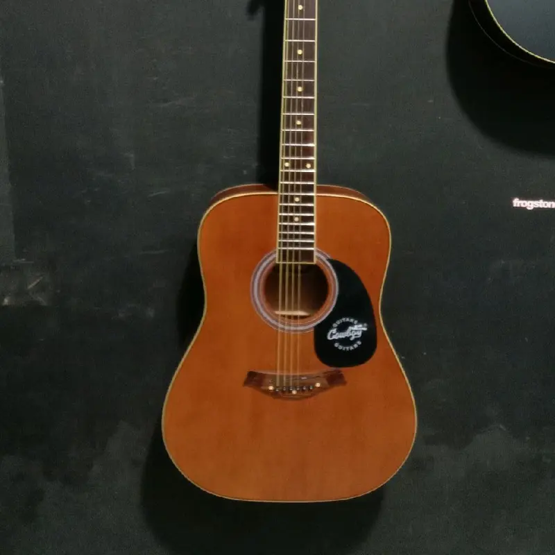 GITAR AKUSTIK & AKUSTIK ELEKTRIK COBOI custom TANAM BESI & BERGARANSI GRATIS PEKING KAYU 4