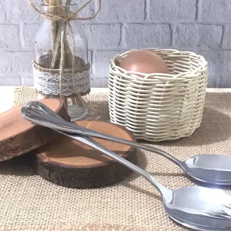 COD 12 Pcs Sendok GANOM No 189 / Sendok Hotel Prasmanan Caffe / Alat Makan Set Elegant Kitchenware 5