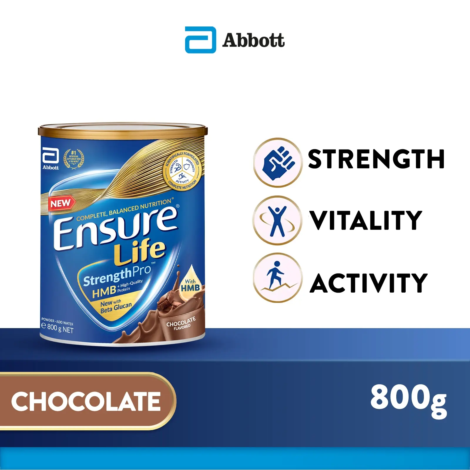 Ensure® Life StrengthProᵀᴹ Chocolate 800g