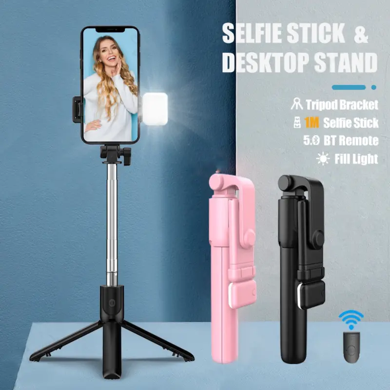 in Bluetooth Selfie Stick Monopod Tripod Remote Control
