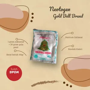 Sodium pemanis Buatan Lonceng Hijau Gold Bell Sodium Cyclamate Natrium Makanan Minuman Baking Bubuk Powder