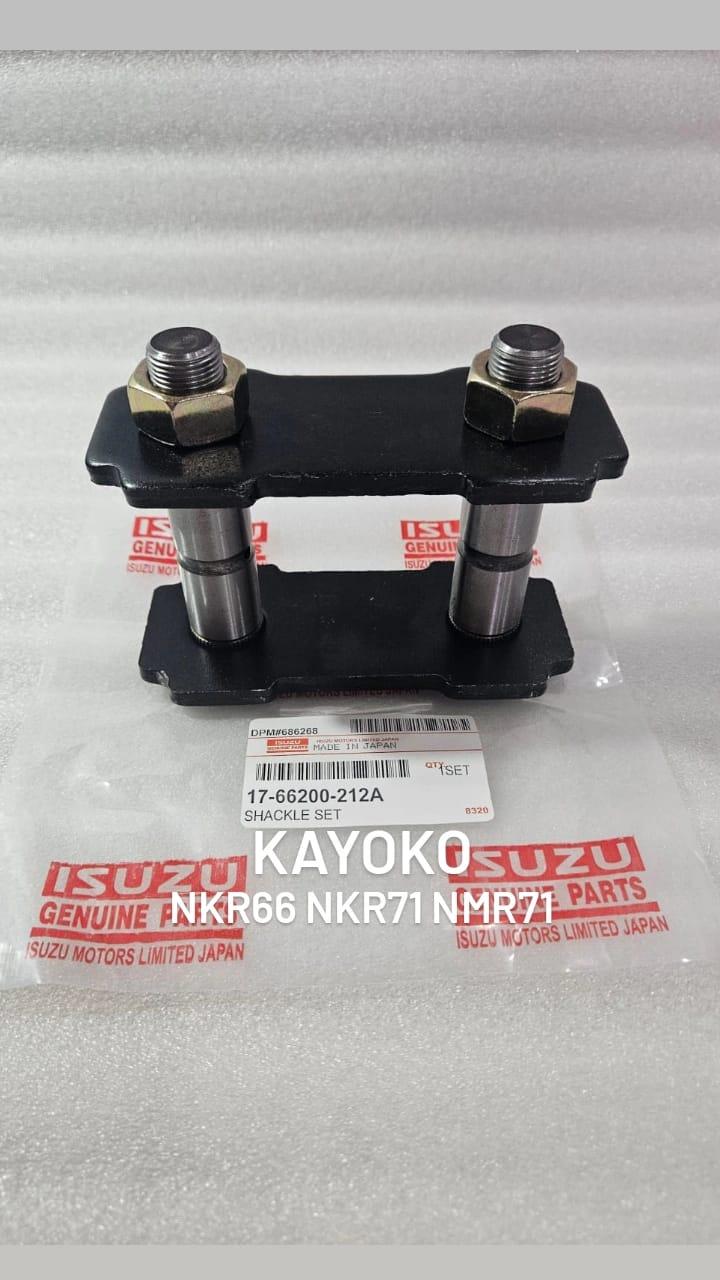Product Introduction of SHACKLE SET ANTING ANTING PER DAUN DEPAN NKR66 NKR71 NMR71 17-66200-212A 14