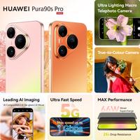 Gambar 【TikTok Voucher s/d 20%*】HUAWEI Pura 90s Series 12/512GB | 5G | 200MP Telephoto* l True-to-Colour Camera 2.0 l HP AI | 100W | Kunlun Glass - Pro Guava Soda, 12GB + 512GB (Gratis 2X Memory Upgrade) dari Huawei Indonesia Kota Tangerang 4 Tokopedia