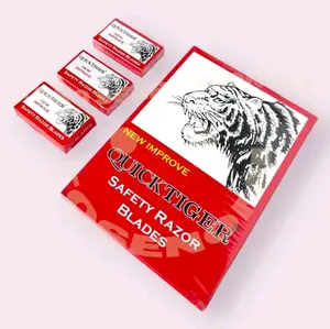 Isi 10Pcs Silet Quick Tiger / Isi ulang Alat Cukur