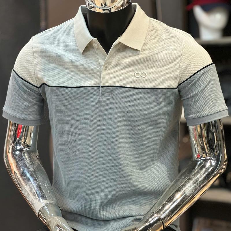 [ Áo Polo Nam ] Áo Thun Bâu Nam COMA DENIM Màu Xanh tháp xám logo T3548