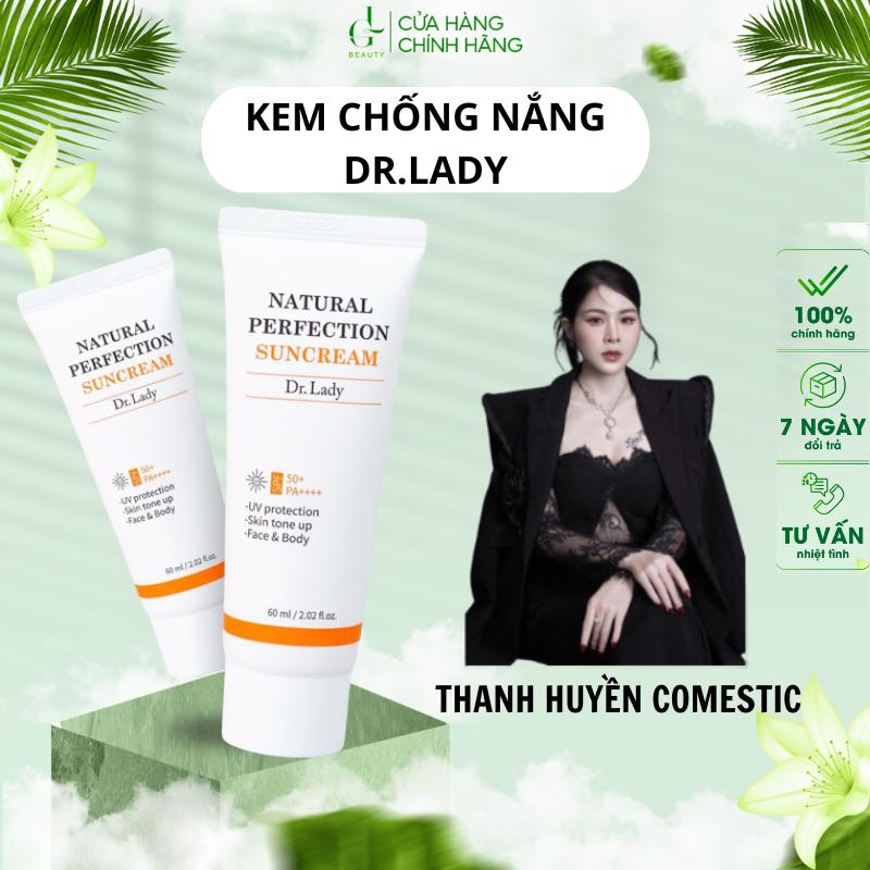Chính Hãng Kem chống nắng cho da mặt nâng tông kiềm dầu Dr Lady Hàn quốc chống nắng suốt 8 giờ kháng nước không cay mắt- Skincare Chắm sóc da Làm đẹp da dưỡng ẩm da Sun Cream makeup kiểm soát dầu