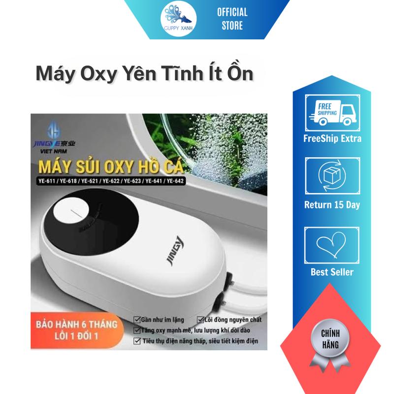 "THỔI OXY" CHO HỒ CÁ CỰC KHỎE VỚI MÁY SỦI OXY JINGYE YE-611 - YE-621