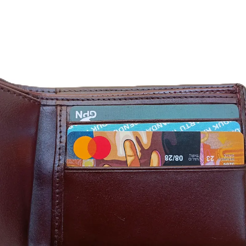 Dompet Pria Kulit Sapi Kickers Simpel Elegan 6+2 Slot Kartu Resleting - Barang Baru Uang Koin Masuk 7