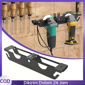 40 Cm Angle Grinder Rack Wall Mount Multifungsi Wall-Mounted Space-Saving Hanger Wall Mount Polisher Hanger