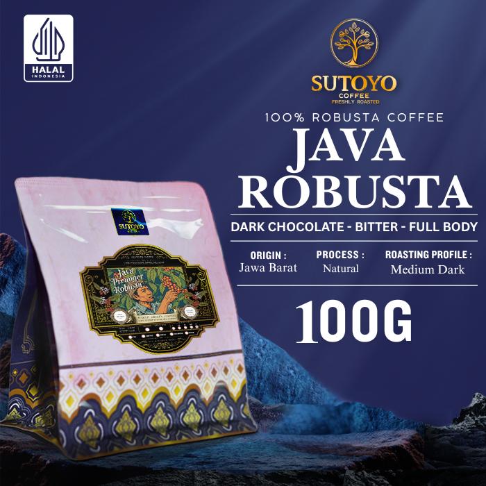 Gambar KOPI JAVA PREANGER ROBUSTA 100 GRAM BIJI DAN BUBUK - Sutoyo Coffee - BIJI dari Sutoyo Coffee Official Store Kota Bandung Tokopedia
