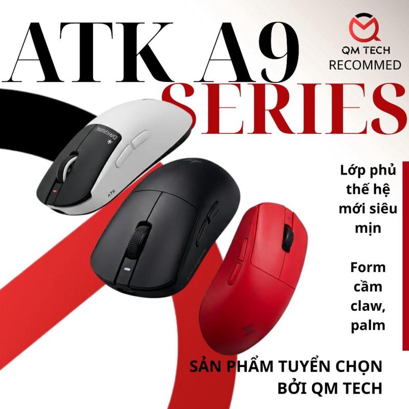 Chuột gaming thế hệ mới ATK A9 Ultimate / Ultra Max / Plus / SE | QMTECH STORE