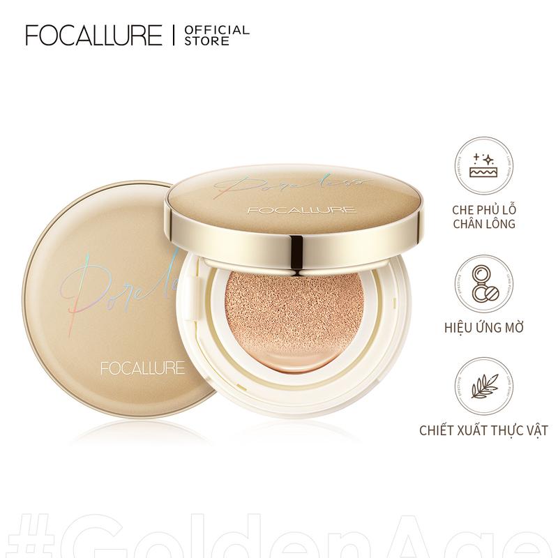 FOCALLURE Phấn Nước BB Cushion GoldenAge dưỡng ẩm màu mịn cho làn da đẹp tự nhiên