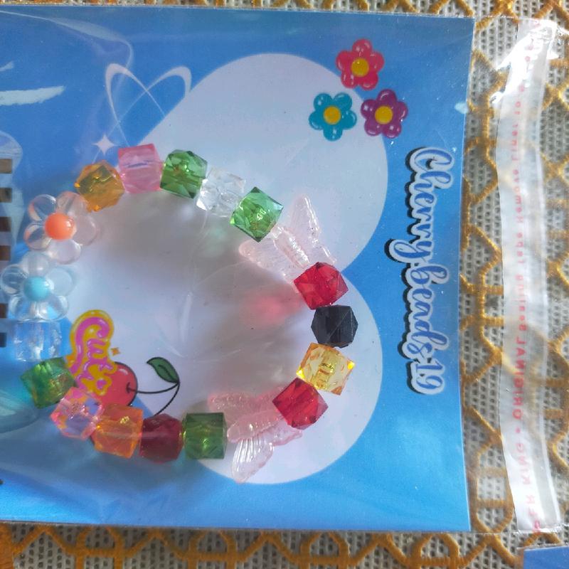 Gelang Manik Monte Korea Cantik Terbaru Bracelet All Size Elastis - Bracelets 5