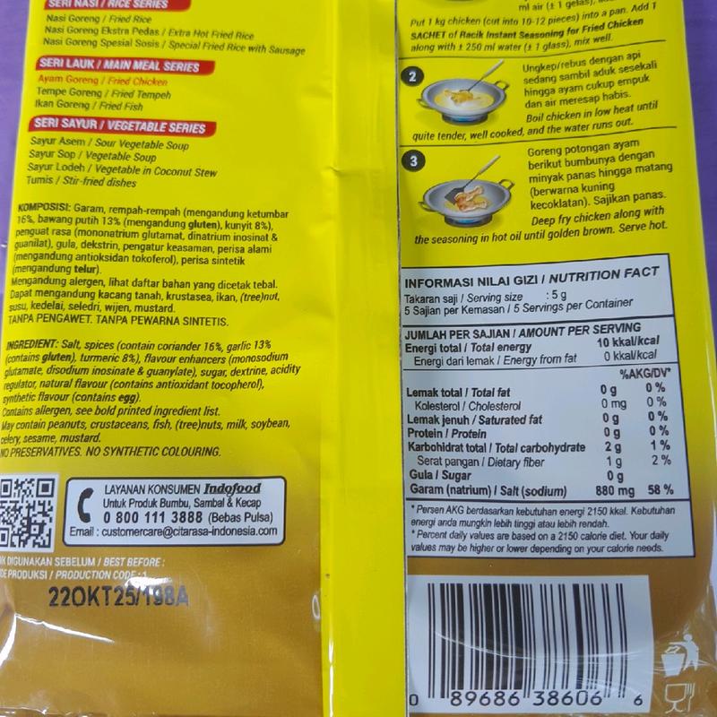 bumbu racik ayam goreng 20 gram 4