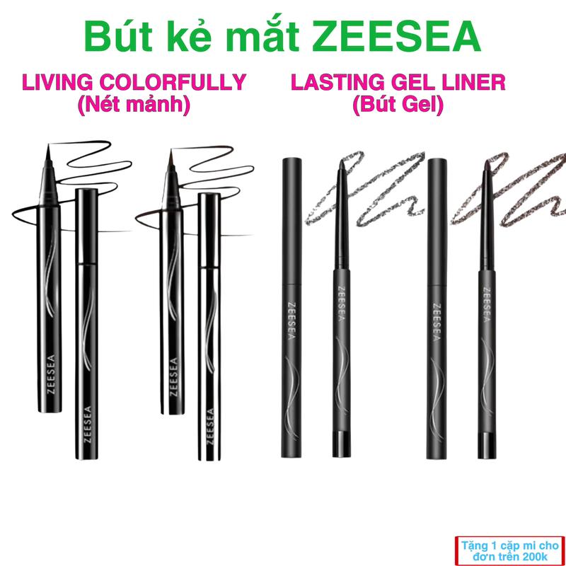 Bút kẻ mắt ZEESEA nhanh khô, chống thấm nước, lâu trôi, không bị nhoè suốt 24h