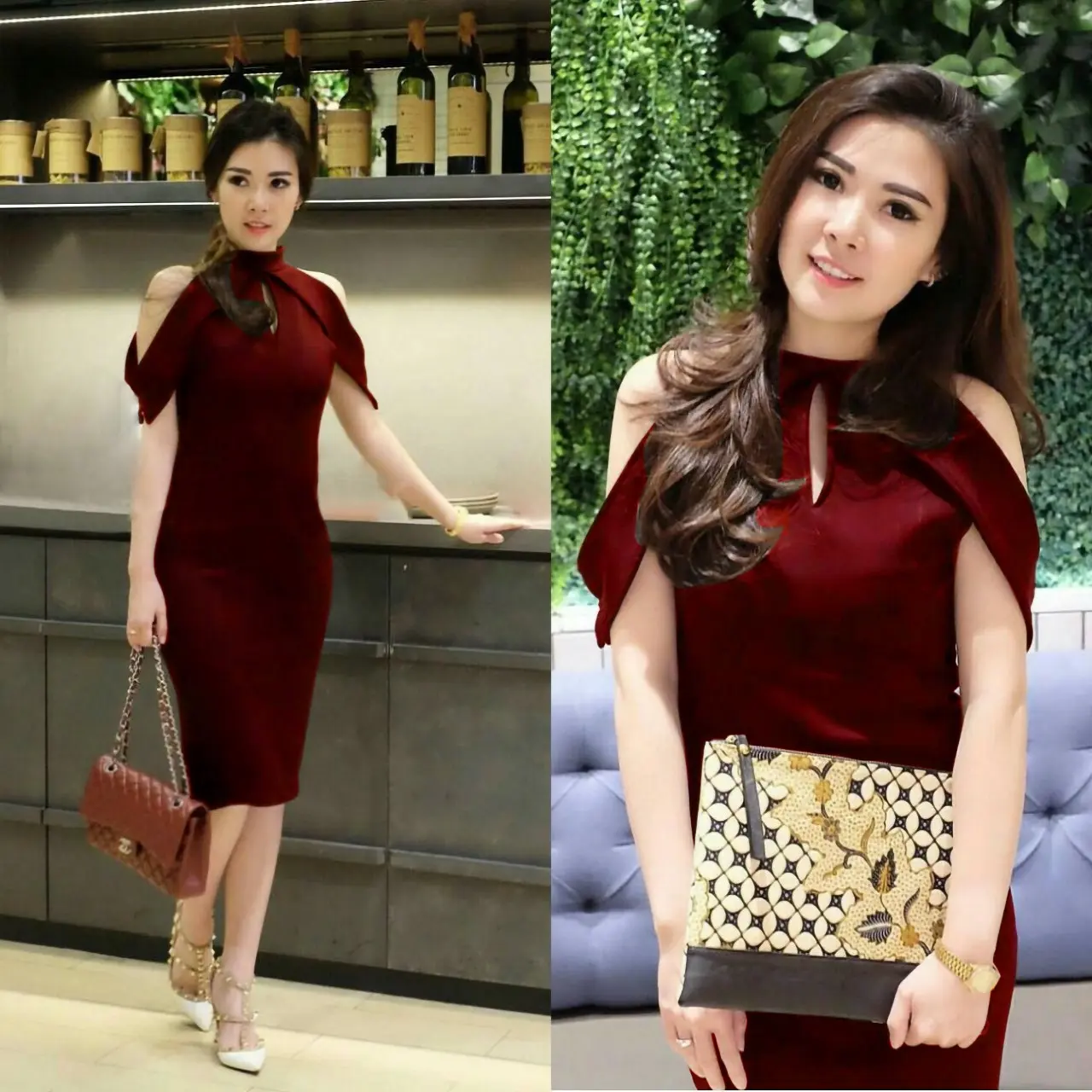 RO Dress Fashion Ld 100 cm P 92 cm B 145 gr Mosscrepe Viscose #4107