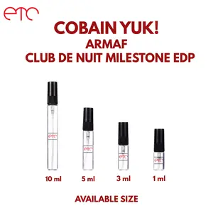 DECANT Parfum Milestone Pour Homme Armaf EDP For Men