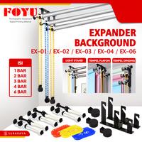Gambar Expander Background Backdrop Manual Isi 1 3 4 6 Slot Bar Dengan Hook Multifungsi Self Studio Foto dari Foyu Photo Kota Surabaya 1 Tokopedia