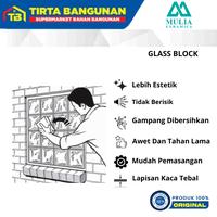 Gambar MULIA 95092 BATIK KAWUNG 19 X 19 X 9,5 CM GLASS BLOCK BALOK KACA GLASS BOX KAYU KAMAR dari Tirta Bangunan Kota Depok 5 Tokopedia