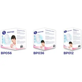 Babysafe Breastpad isi 12 / 36 / 56 pcs, penyerap asi BP012 / BP036 / BP056