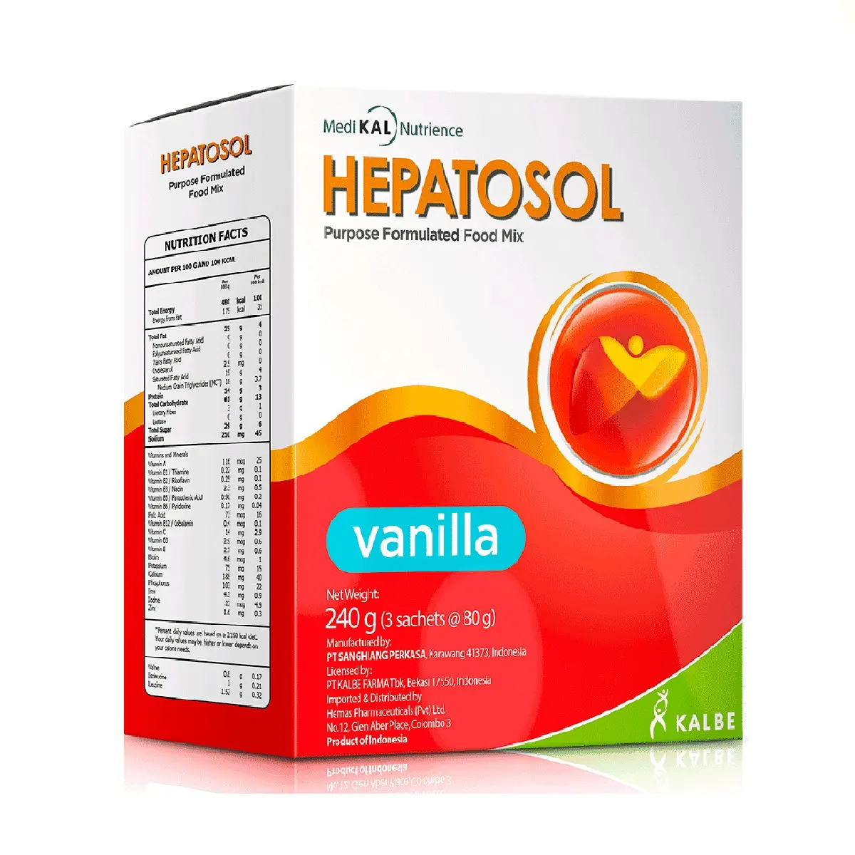 Susu Hepatosol 240 gram (3 sachet @80gram )