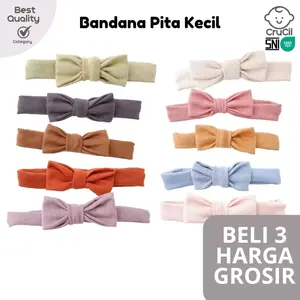 CruCil Bandana Pita Kecil Rib (0 - 6y) - Bayi dan Anak Perempuan - Baby and Kids Accessories