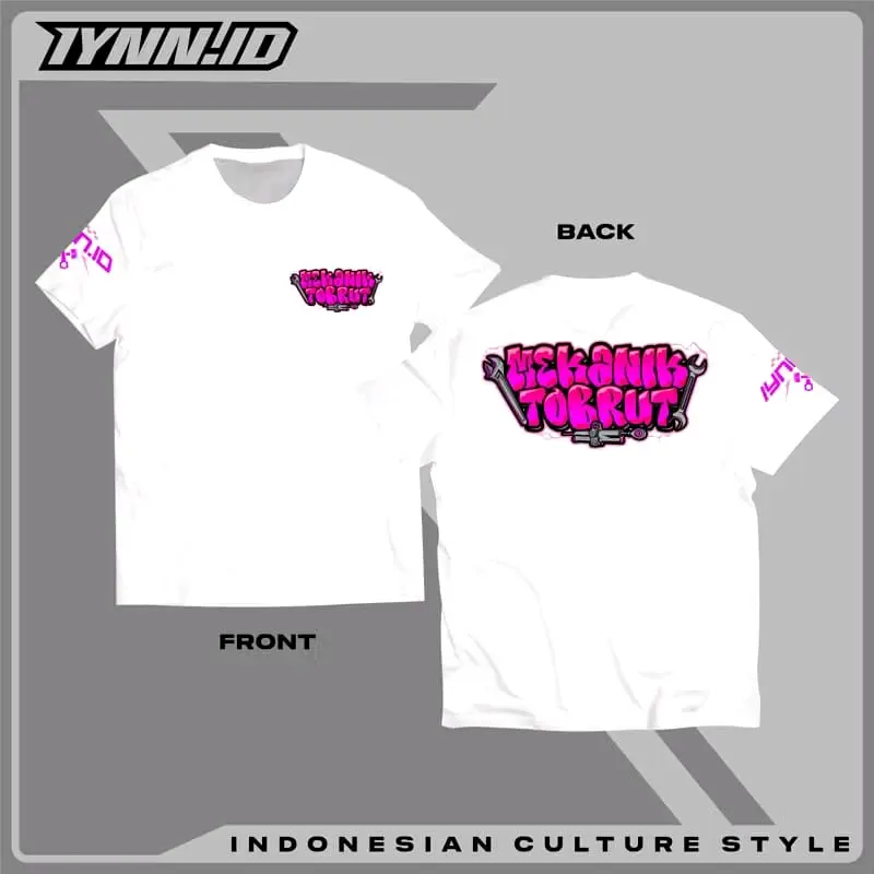 Tshirt Baju Kaos Distro mekanik tobrut IYNND/ Kaos Distro Pria Wanita 1
