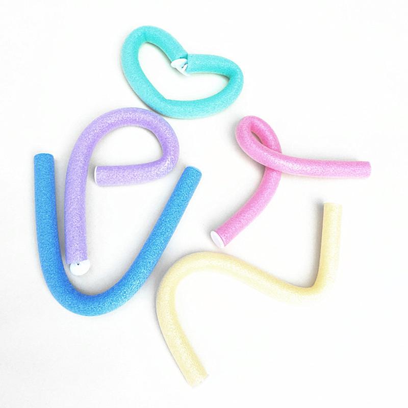 Máy uốn tóc sóng bọt biển, 10 cái / bộ, con lăn làm đẹp, kiểu tóc, que uốn 3