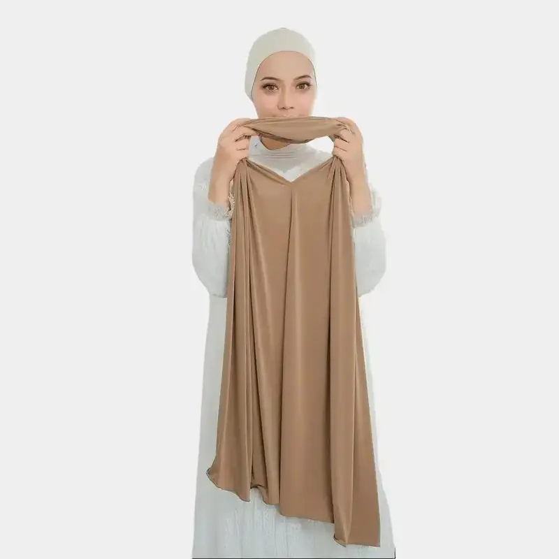 ZIYA Hijab - Pashmina Instan Jersey Premium Jilbab Syal Panjang Kerudung Pashmina Syari Wanita Muslim 1