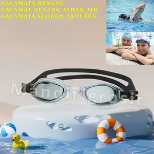 Kacamata Renang Tahan Air Kacamata Renang Kacamata Silikon Anti Fog 1pcs