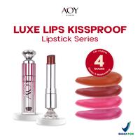 Gambar AY'S ON YOU Luxe Lips Kissproof Lipstik Series -Glossy,Moisturizing dan 3 in 1 hybrid - Barely dari Ay's On You Kota Tangerang Selatan 2 Tokopedia