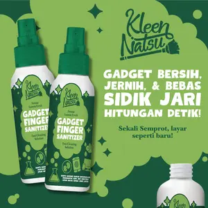 GADGET SANITIZER SPRAY KLEENNATSU GRATIS LAP Pembersih Layar 60ML Anti Bakteri Anti Virus Disinfectant Disinfektan Elektronik HP Laptop Tablet Kamera Kacamata Premium Food Grade Aman Multifungsi Semprotan Pembersih Noda Bekas Finger LCD