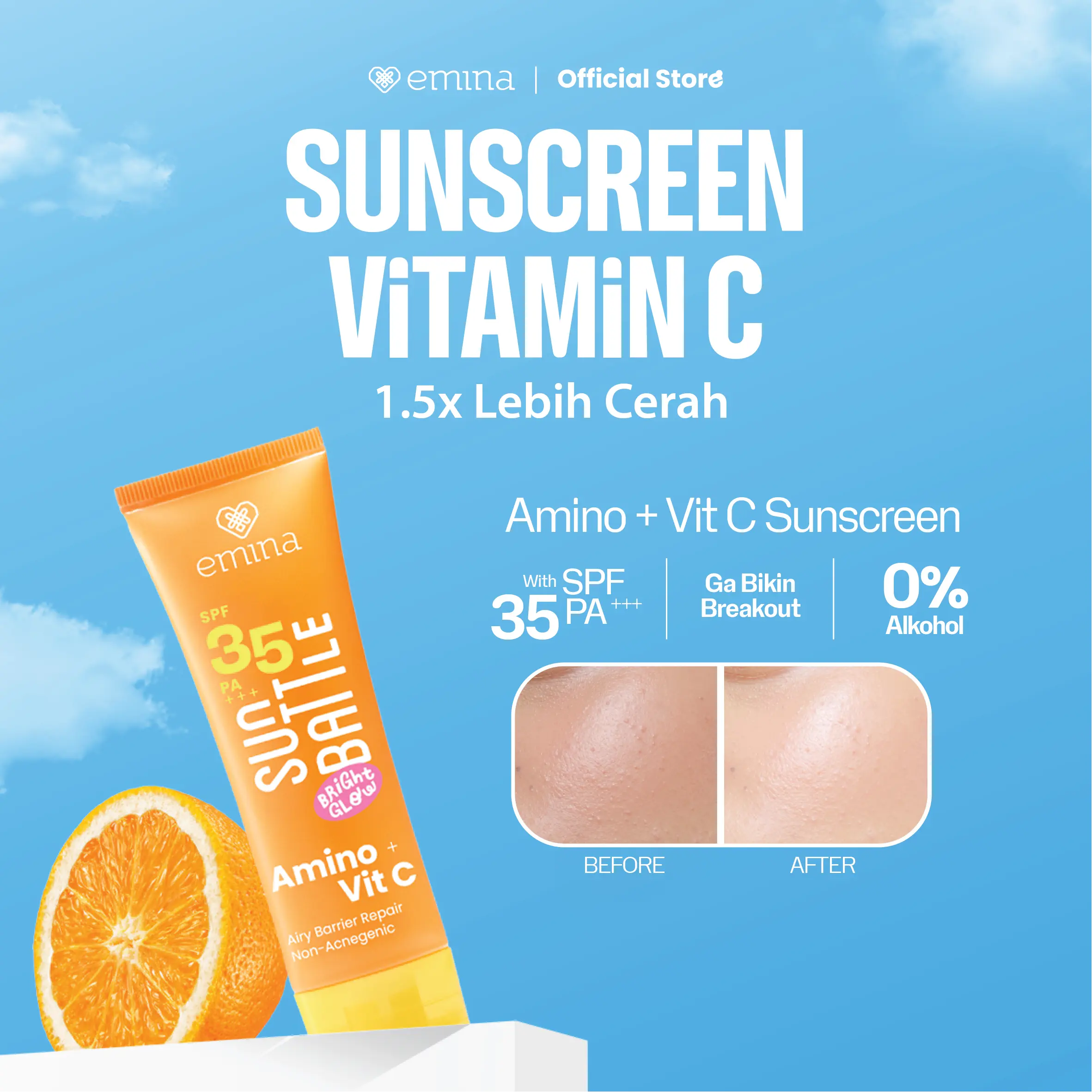 Heliatech Sunscreen Lotion SPF 45+ PA++ | Perawatan Wajah Dari sinar UV ...