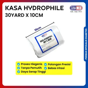 GUNAMED KASA HIDROFIL 10cm x 30yard - 20cm x 30yard / KASA HYDROPHILE GUNAMED