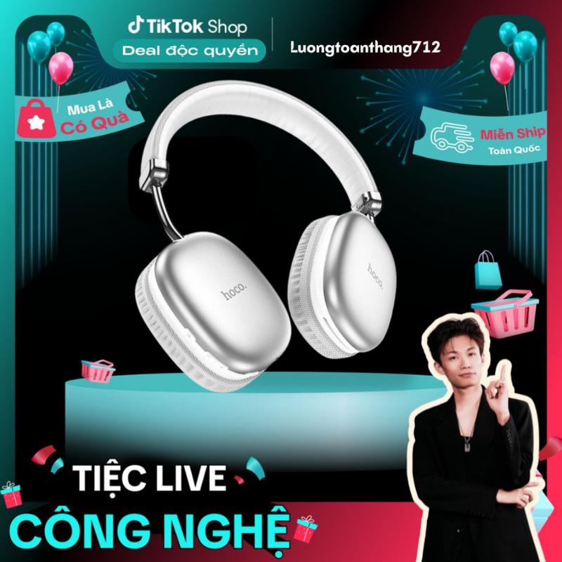 hocomallvn X luongtoanthang712 Tai nghe chụp tai bluetooth hoco - Tai nghe không dây headphone với 40 giờ nghe liên tụng dung cho đt samsung oppo xiaomi phone 11 12 13 14 14 15 16 laptop ...