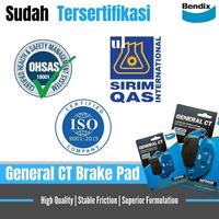 Gambar Bendix Kampas Rem Depan Cakram Motor Yamaha Lexi 125 dan 155 - MD51 GCT dari Bendix Motor Indonesia Kab. Bekasi 3 Tokopedia