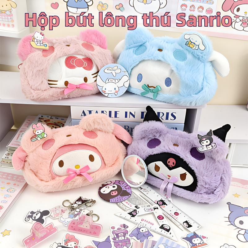  Hộp Đựng Bút Chì Hoạt Hình Sanrio Dễ Thương Có Kuromi Và Melody Nhồi Bông Pochacco Và Cinnamoroll Thích Hợp Cho Học Sinh Túi Đựng Văn Phòng Phẩm  Gửi Trâm Cài  