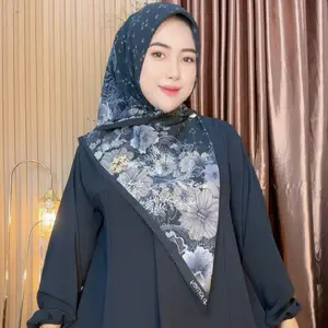 Hijab Motif RANDOM "PILIH KODE YANG DISEBUTKAN" Bahan katun Voal segi empat 15cm x 15cm Kerudung Wanita