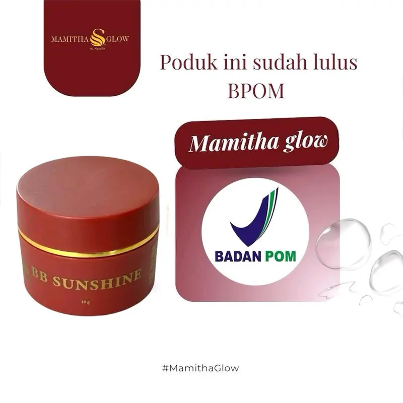 BB SUNSHINE (BB SUNSCREEN) BY MAMITHA GLOW Perawatan Wajah Mencerahkan Glowing 5