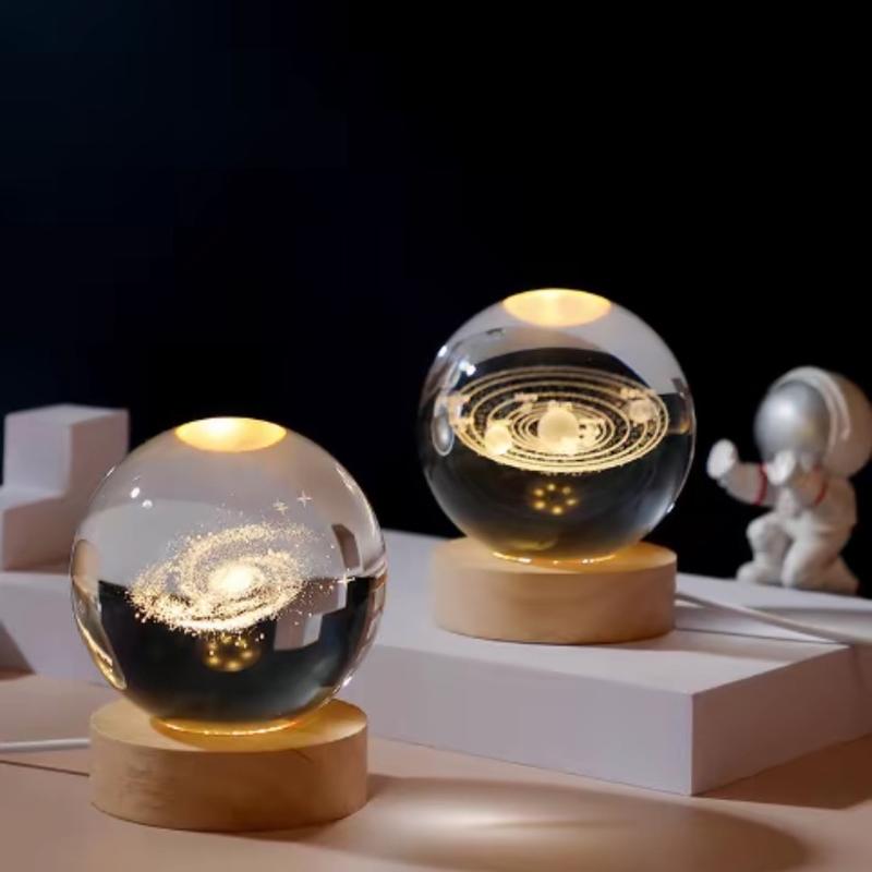 Lampu tidur bulan hiasan kamar tidur LED cocok untuk kamar tidur 2