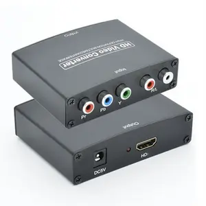 HOT SALE Ypbpr to Component to -Compatible HD Converter Ypbpr+L/Raudio to -Compatible Converter