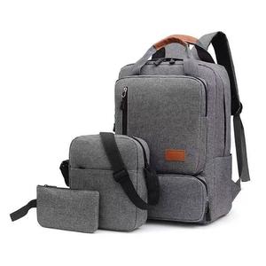 fv bag#1350 korean canvas men's backpack and 3in1 16inches school backpack